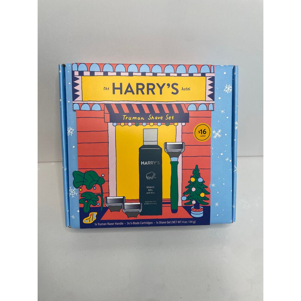 Harrys Shave Set, Handle, 3‎ Blades, Shave Gel